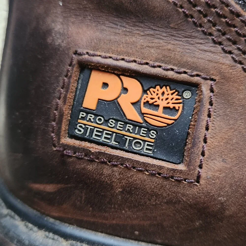 Timberland Pro Series Mens Steel Toe Work Boot Size 10.5 M 33034 F2413-11 75 EH